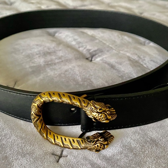 GUCCI Dionysus Belt Gold Black rare find & size main image 4